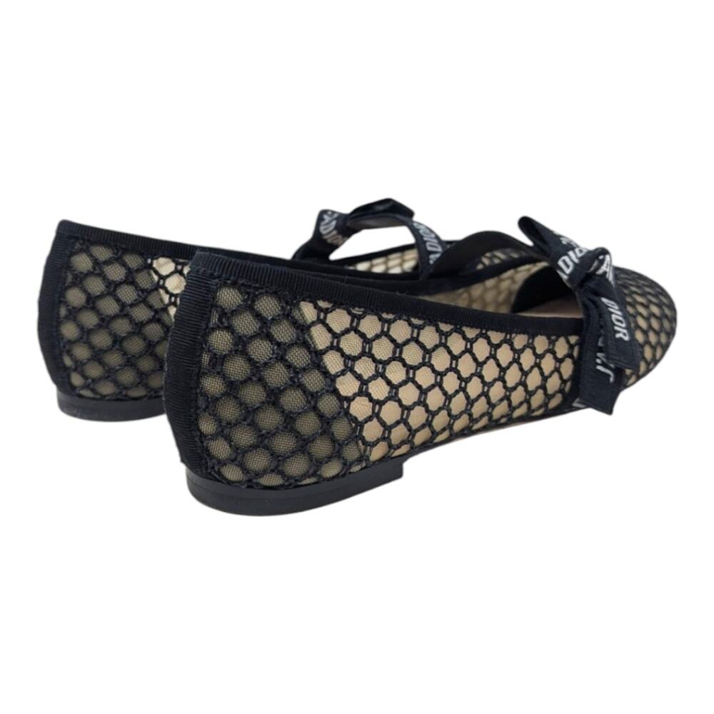 Christian Dior Miss J'Adior Ribbon Mesh Lace Ballet Flat Mary Jane 8.5 | 8 - Picture 5 of 13